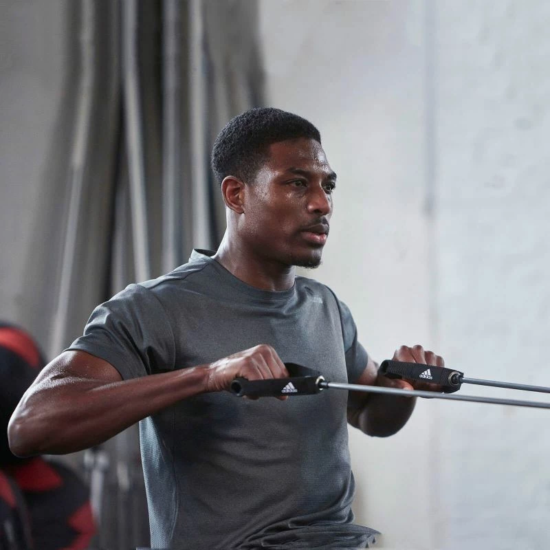 Shirit rezistence për fitnes adidas, nivel 3, gri