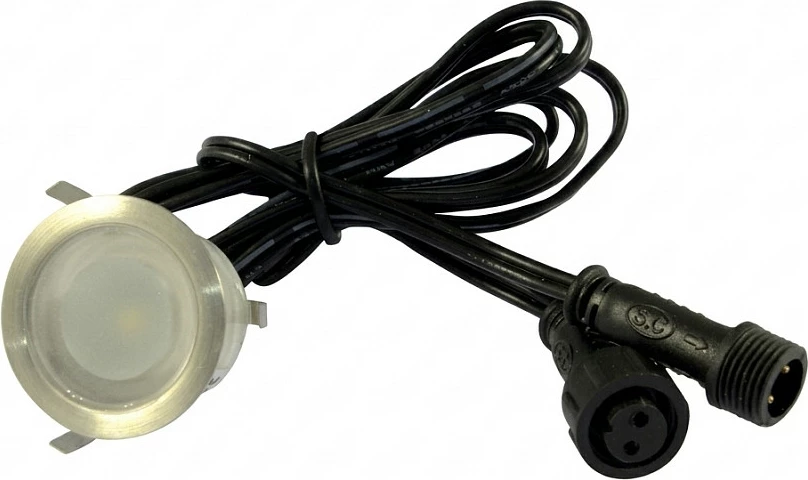 Spot LED për dysheme Synergy21 ARGOS mini rrethor V2, IP67, dritë e ftohtë, argjend