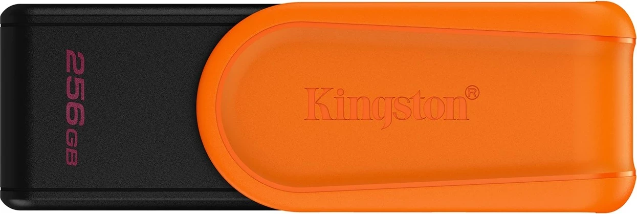 USB Kingston DataTraveler Exodia S 256GB, USB 3.2, zi/portokalli