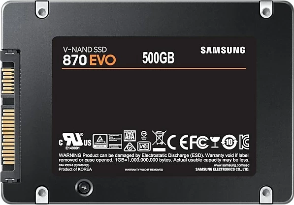 SSD Samsung 870 EVO, 500 GB, 2.5", SATA III, i zi