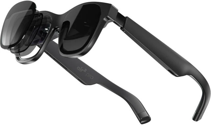 Syze AR XREAL Air 2, micro-OLED, 130" ekran virtual, 120 Hz, 72g, e zezë