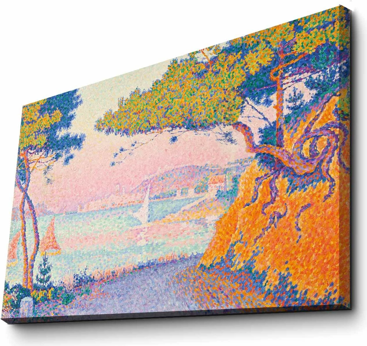 Pikturë dekorative në kanavacë Wallity, FAMOUSART-065, shumëngjyrëshe, 45x70cm