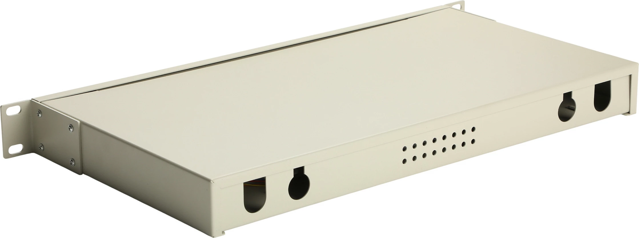 Panel optik EQUIP, 12-Port LC-Duplex OM3, 1U Rack, gri