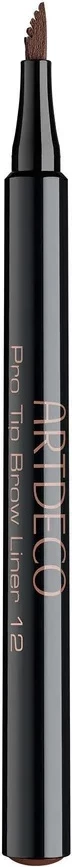 Laps për vetulla Artdeco Pro Tip Brow Liner 12 Ebony Tip për femra, 1ml