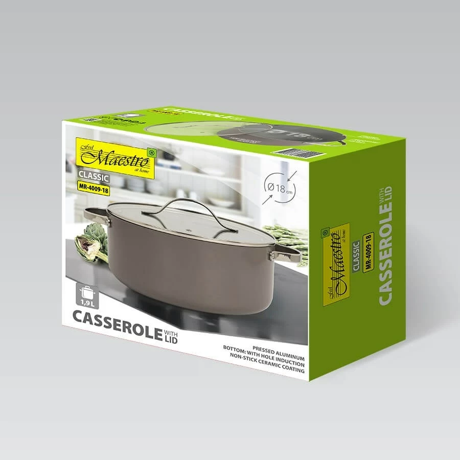 Tenxhere Maestro MR-4009, 18 cm, 1.9 l, Gri