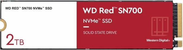 SSD NVMe SanDisk WD Red SN700 WDS200T1R0C 2TB M.2 2280 PCIe 3.0, kuqe/bardhë