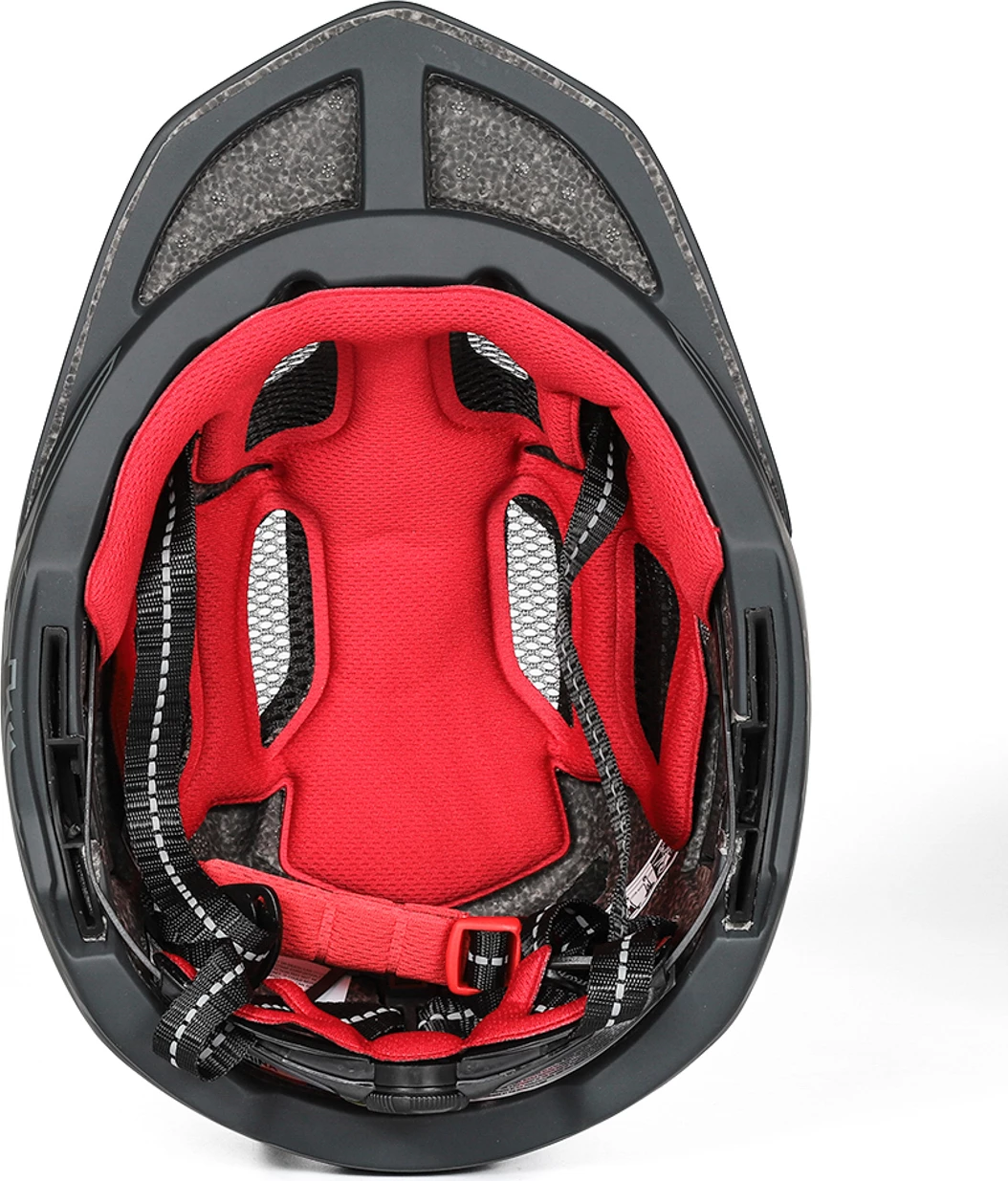 Kaskë biçiklete full-face për fëmijë, Wozinsky HT-27S, me dritë të pasme LED me USB, rregullim 360°, peshë 400 g, S 52-56 cm, gri