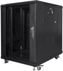 Kasë rack LANBERG FF01-6815-12B, 19", 15U, e zezë