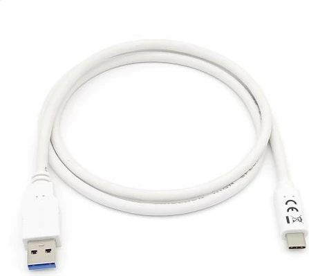 Kabëll USB Equip USB 3.2 Gen 1 Type-C në A, 1m, i bardhë