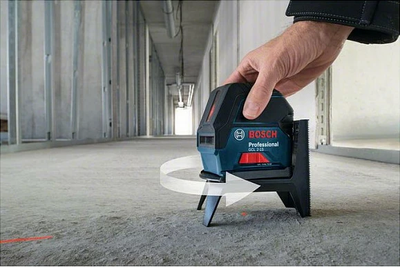 Laser nivelues Bosch Professional GCL 2-50 C, 12V, 20m, rreze e kuqe, IP54, zi/kaltër