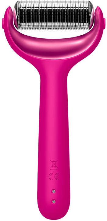 Roller mezoterapie Geske MicroNeedle Face&Body 9in1 me aplikacion, magenta