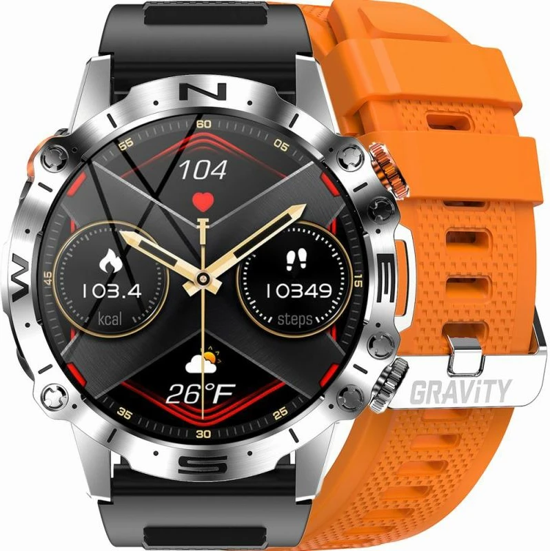 Smartwatch Gravity për të gjithë, e zezë