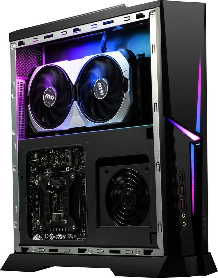 Kasë gaming MSI MPG Trident AS 14NUD5-650EU, Intel Core i5-14400F, 16 GB RAM, 1 TB SSD, NVIDIA RTX 4060 Ti, e zezë