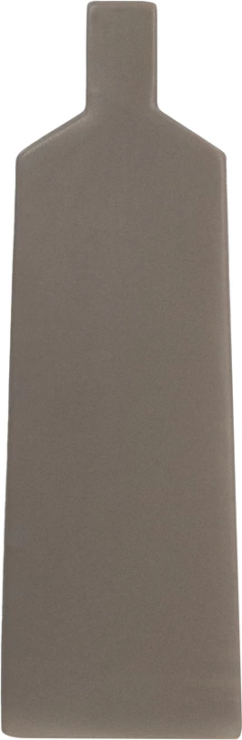 Vazo LUI, qeramike, ngjyrë gri mat, 15x5x35cm