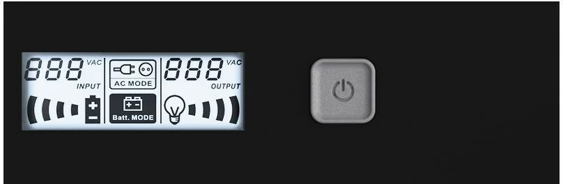 UPS Infosec X4 600 RM Plus, 0.6 kVA, 360 W, 6 dalje AC, E zezë