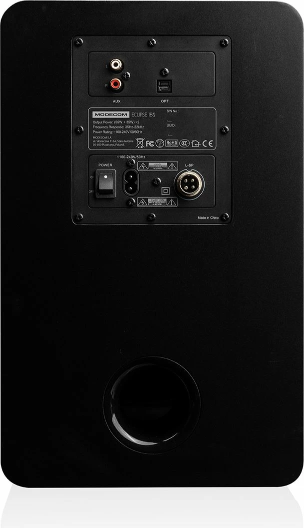 Altoparlantë Modecom Eclipse 180 G-F-HF180-ECLIPSE180 180W RMS Bluetooth 4.0 AptX, set 2.0, të zeza