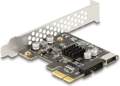 Kartë zgjerimi PCIe DeLOCK 90344, USB 3.2 Gen1 Type-C/19-pin, 5 Gbit/s