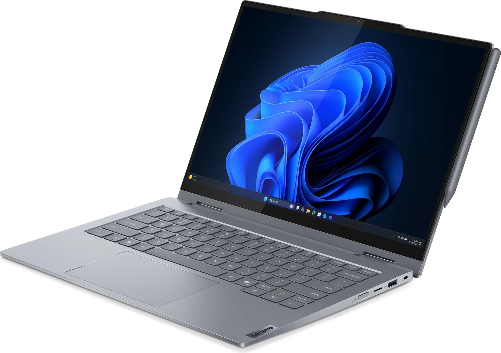 Kompjuter Lenovo ThinkBook 14 2-in-1 G5 IAU, Intel Core Ultra 5, 16GB RAM, 512GB SSD, Windows 11 Pro, Luna Grey