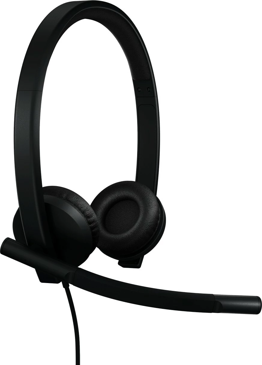 Kufje Logitech H570e, me kabllo, binaurale, USB, për zyrë/call center, e zezë