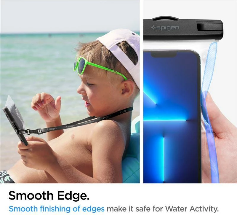 Mbështjellës Spigen Aqua Shield A601, IPX8, universal, 2 copë, transparent