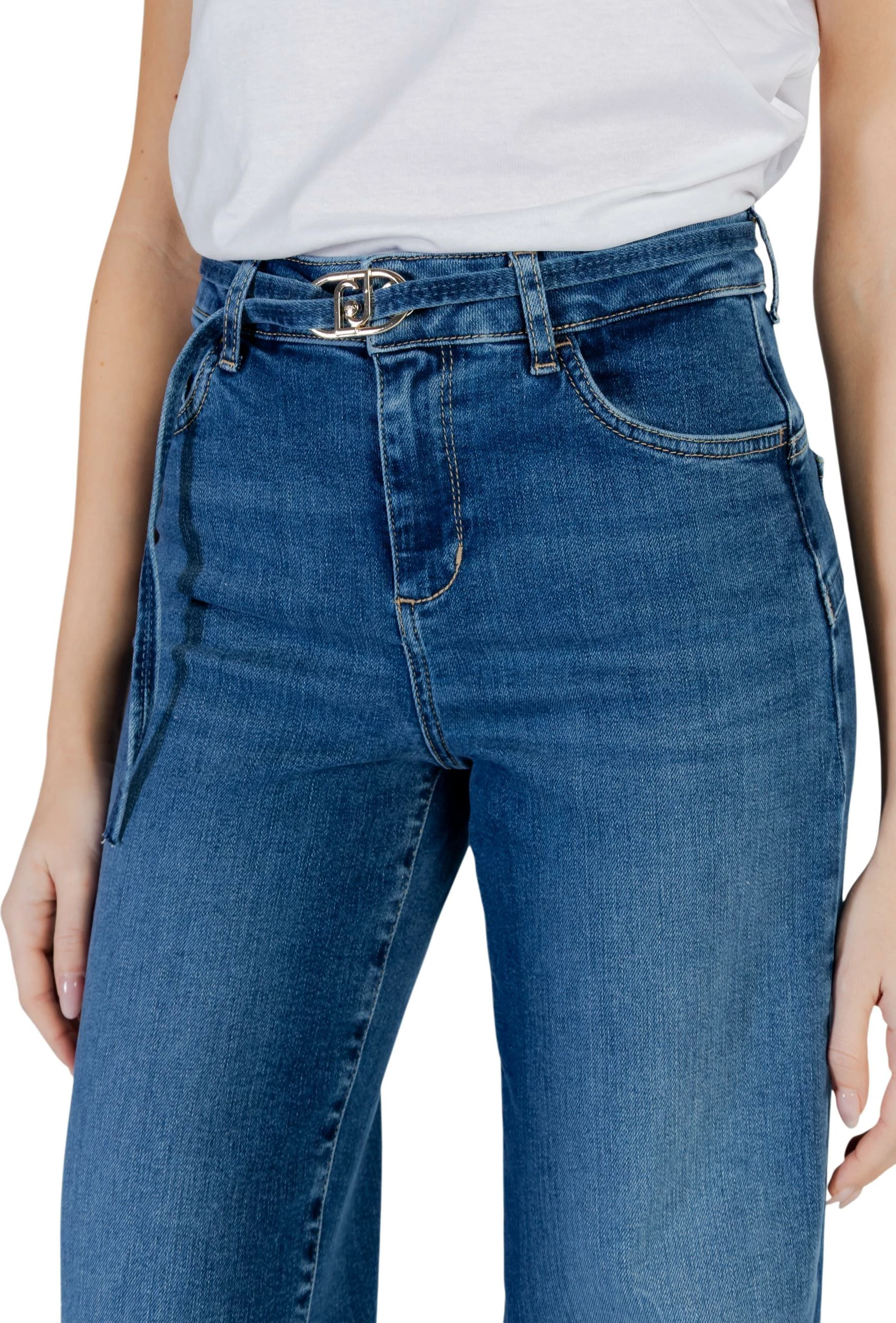 Xhinse për femra Liu-Jo B.UP GOOD FLARE H.W. UA6160 D0264, denim blu [Madhësia: W33]