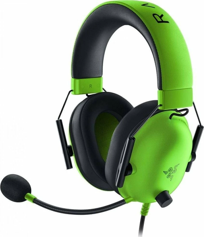 Kufje gaming Razer BlackShark V2 X RZ04-03240600-R3M1, 7.1, 3.5 mm, me mikrofon, jeshile