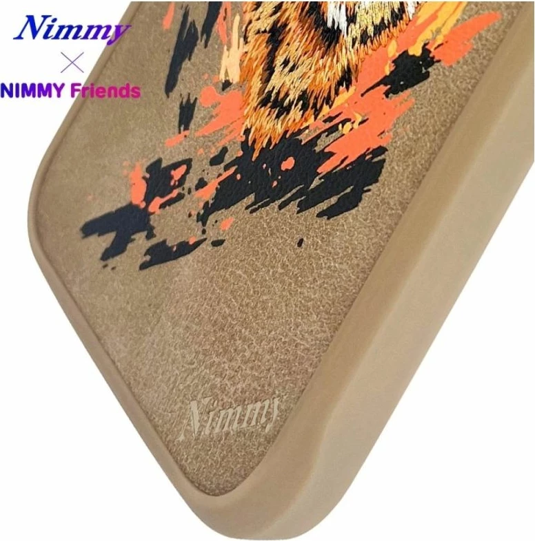 Kapak MagSafe Nimmy Tiger për iPhone 16, kafe