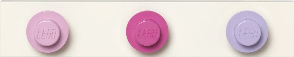 Varëse muri LEGO Wall Hanger Rack, 3 grepa, pink/dark pink/lilac