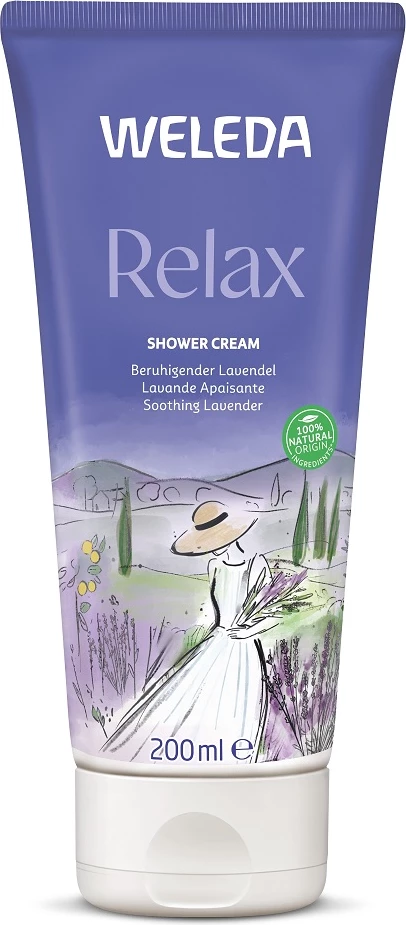 Xhel dushi për femra Weleda Relax Creamy me livando 200ml