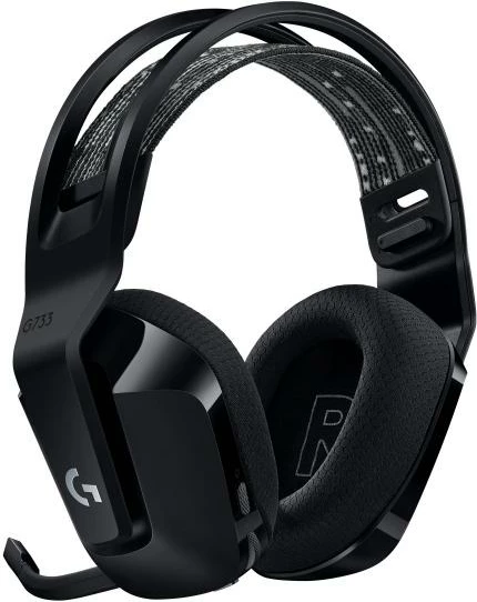 Kufje gaming pa kabllo, Logitech G733 (981-000864), rreze 20 m, e zezë