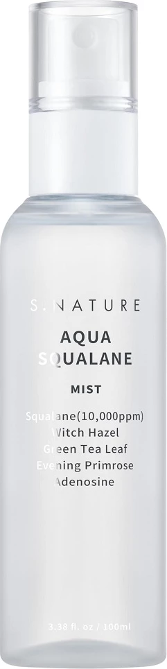 Spray për fytyrë S.NATURE Aqua Squalane Mist Hydrating për femra, 100ml