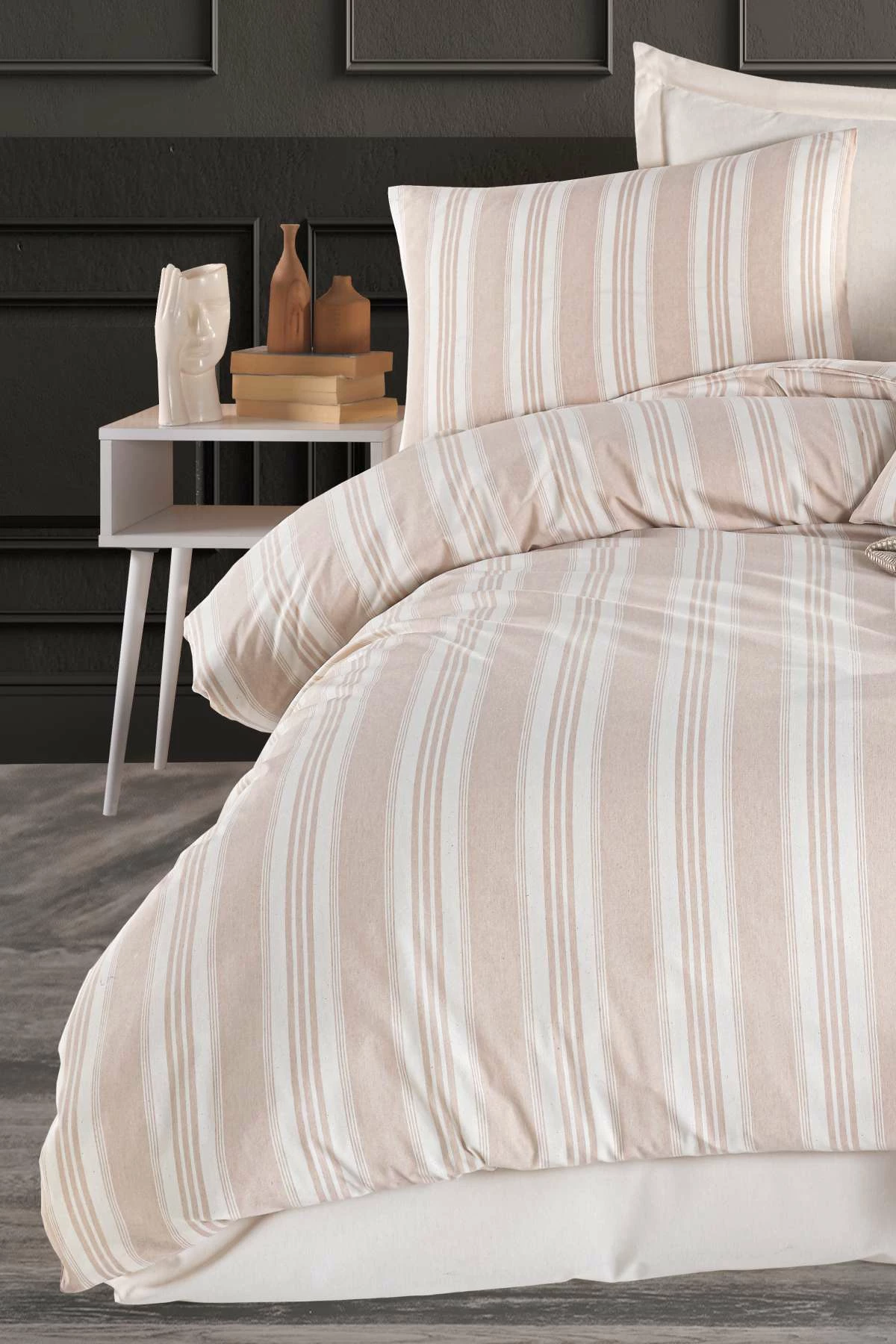 Set mbulesë për jorgan Single, L'Essentiel Linge de Maison, Soft Line, bezhë