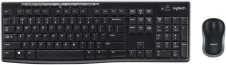 Logitech Set Tastierë dhe Maus MK270, wireless, i zi