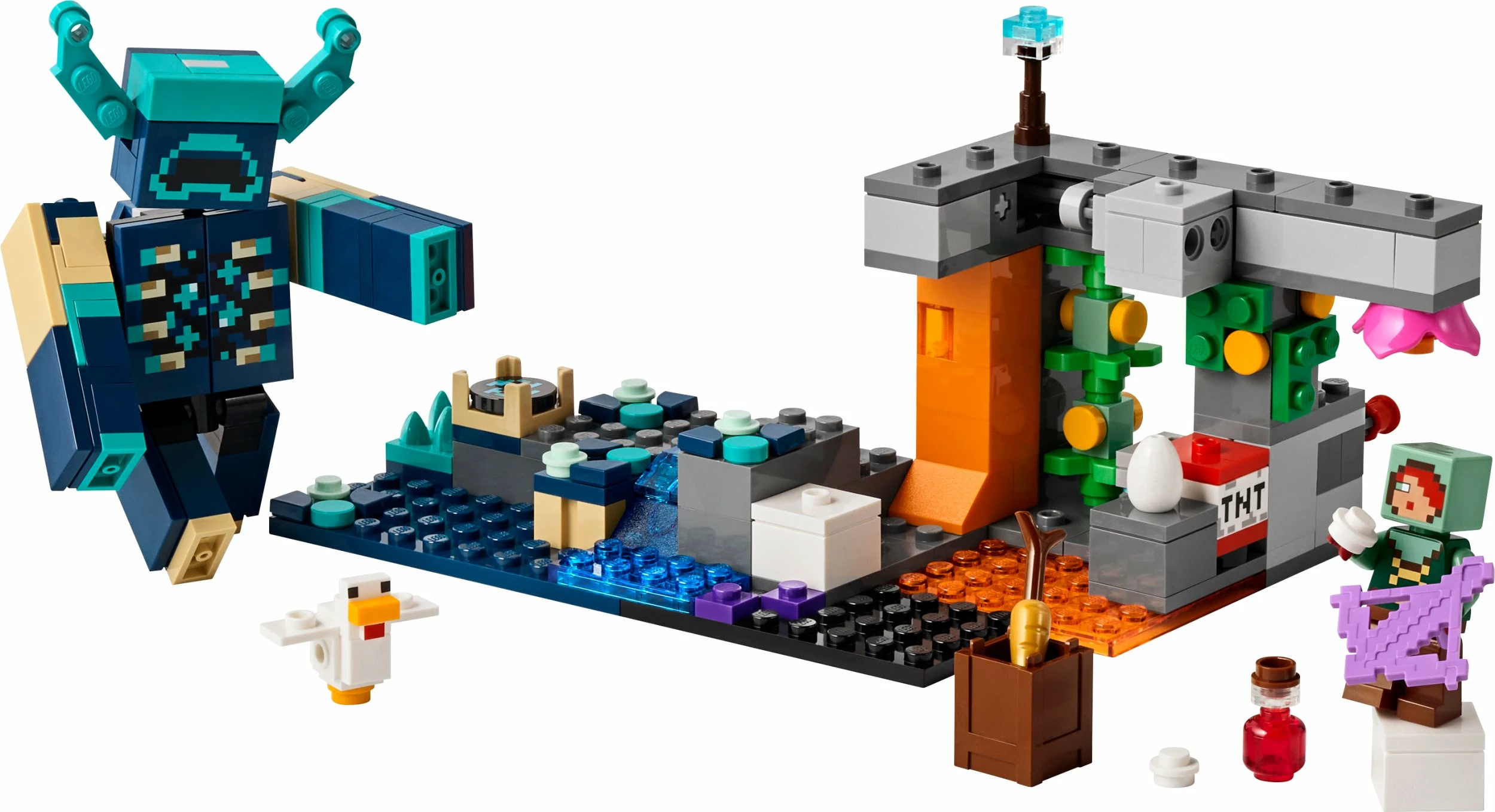Set ndërtimi LEGO Minecraft LEGO 21274 Encounter with the Guard, 238 copë