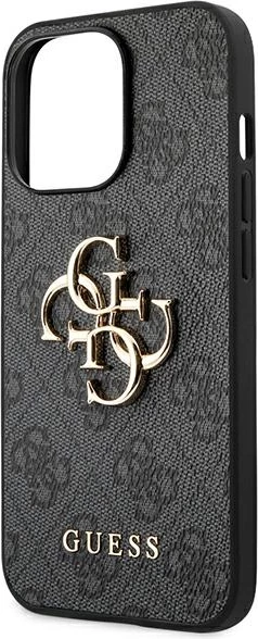 Mbështjellës Guess GUHCP14X4GMGGR për iPhone 14 Pro Max 6.7", hardcase, gri