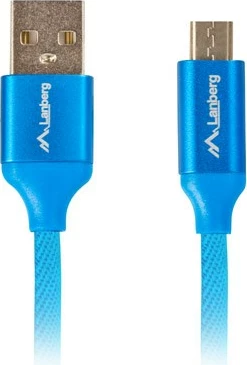 Kabllo Lanberg, USB 2.0 Micro-B(M) -A, 1.8m, e kaltër 