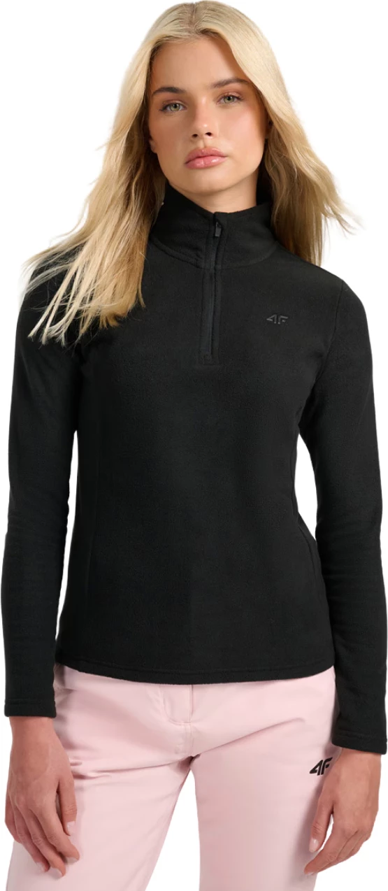 Duks fleece për femra 4F, i zi