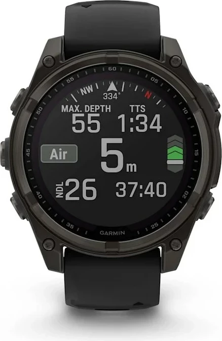 Smartwatch Garmin fenix 8, 51 mm, 32 GB, Titanium, i zi