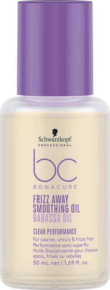 Vaj për flokë Schwarzkopf Professional BC Bonacure Frizz Away Smoothing Oil për femra 50ml