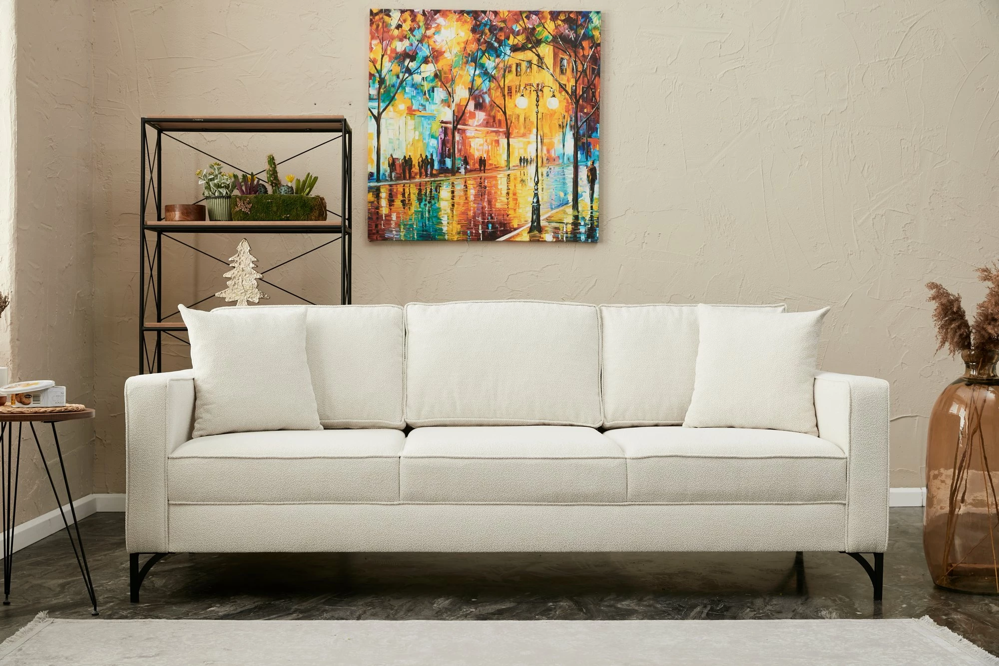 Divan treshe Atelier del Sofa, Berlin, krem e zi