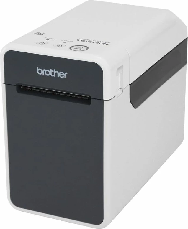 Printer etiketash Brother TD-2130N, i zi/gri