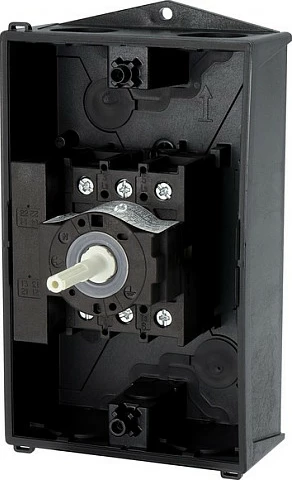 Ndërprerës kryesor/izolator Eaton P1-25/I2/SVB/HI11, 25A, 3P, IP65, i kuq/verdhe/bardhë