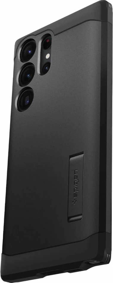 Mbështjellës Spigen Tough Armor për Samsung Galaxy S23 Ultra, i zi