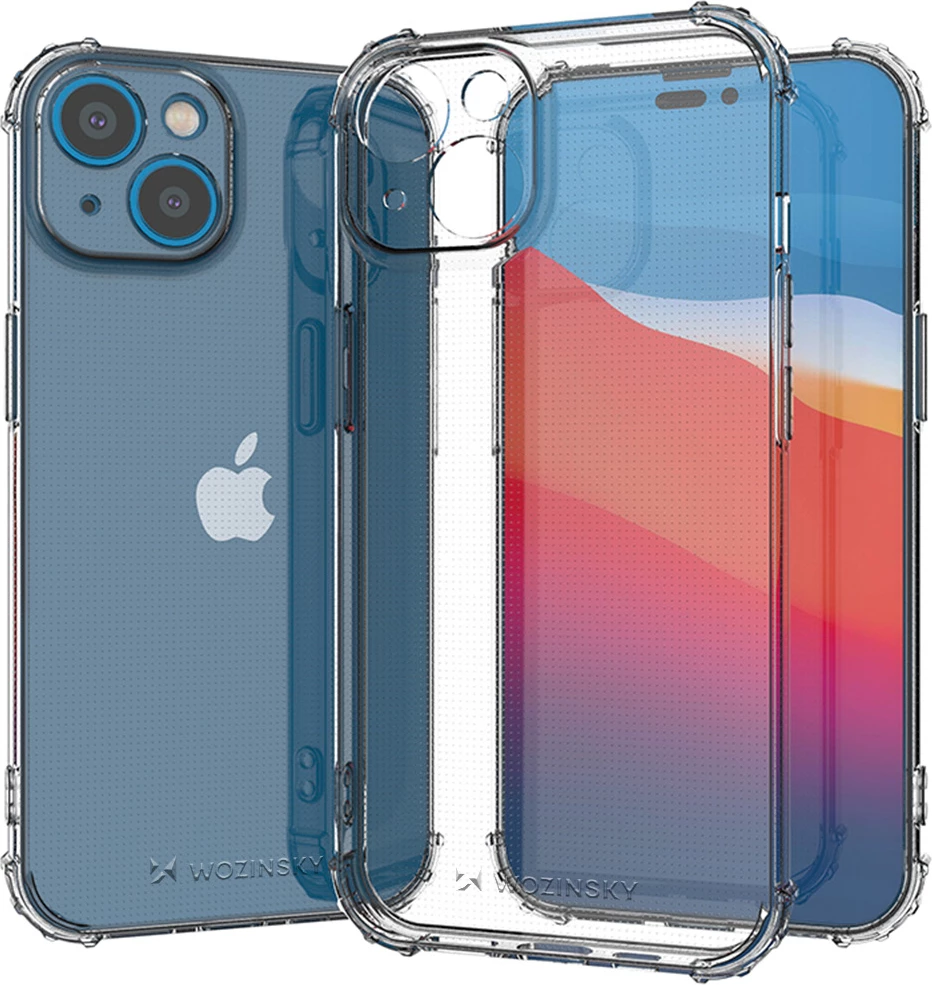 Mbështjellës Wozinsky Anti Shock për iPhone 14 Plus, Transparent