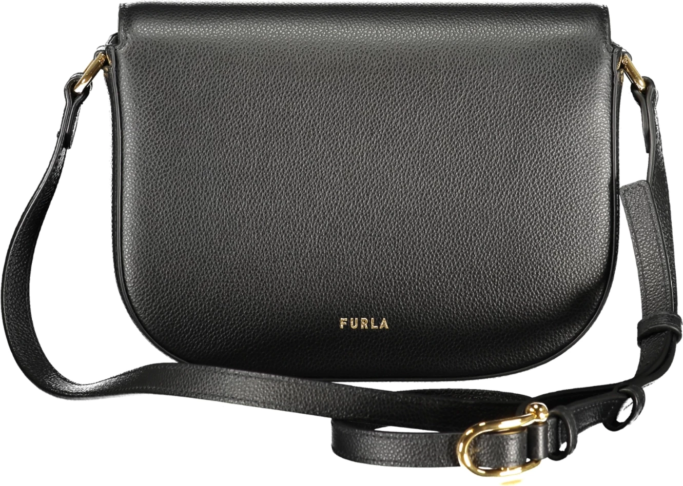 Çantë për femra FURLA Moonlight S Crossbody Round, e zezë