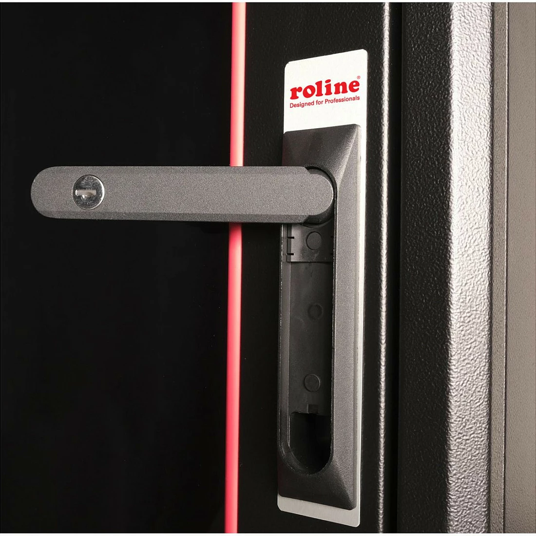 Kabinet rrjeti ROLINE Pro 26U 19", 800x1000 mm, derë xhami, freestanding, i zi