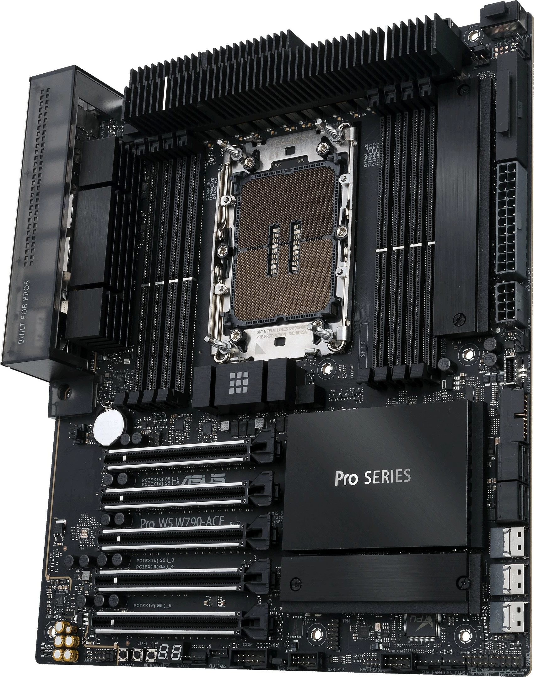 Pllakë amë ASUS PRO WS W790-ACE, Intel Xeon W, DDR5-SDRAM, 2.05 TB