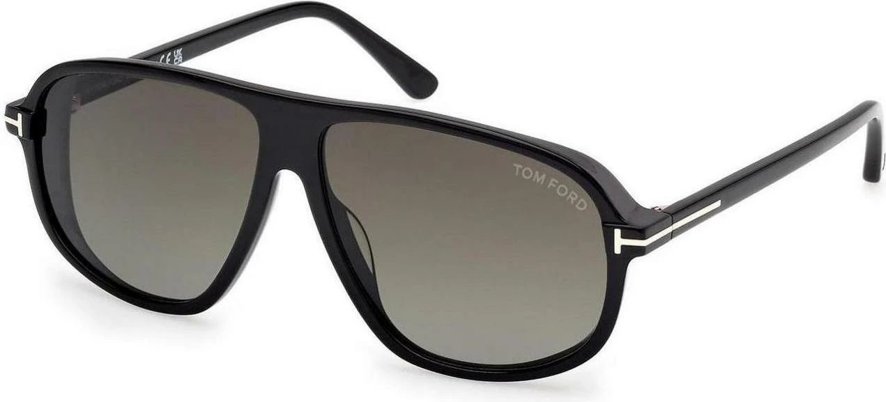 Syze dielli për meshkuj Tom Ford FT1208 01B, të zeza