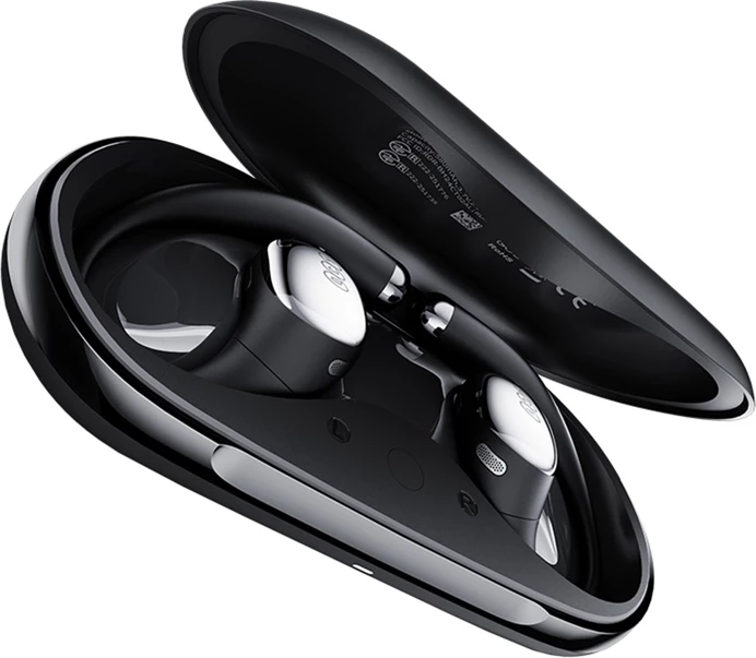 Kufje TWS QCY Crossky R70, wireless, ANC, LDAC, IPX5, e zezë