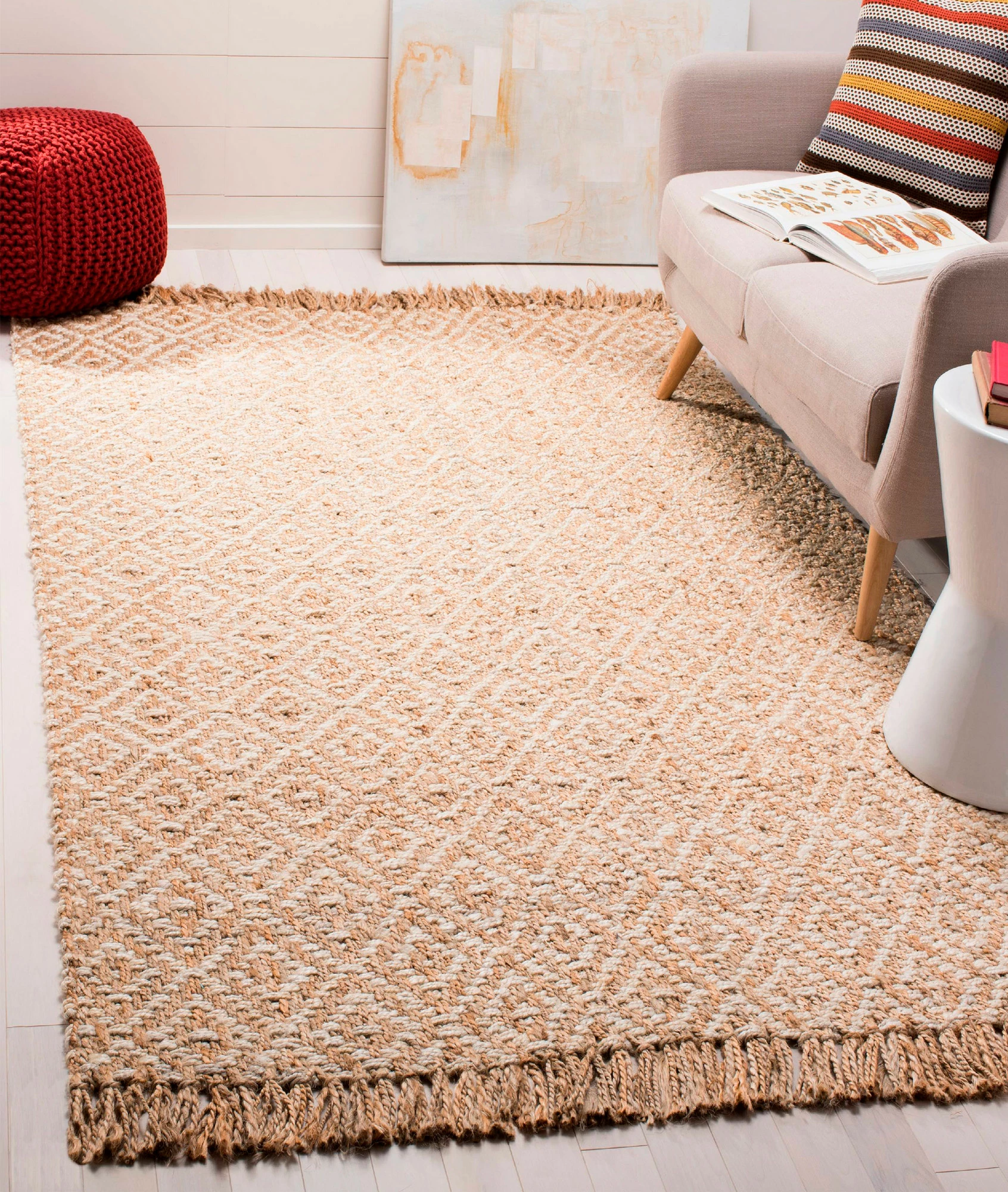 Qilim natyral prej jute, 200x290cm, Conceptum Hypnose, 00017A